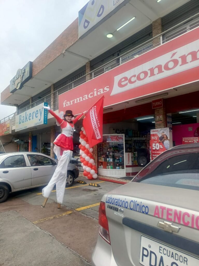 Zanquera en activación BTL para Farmacias Económicas