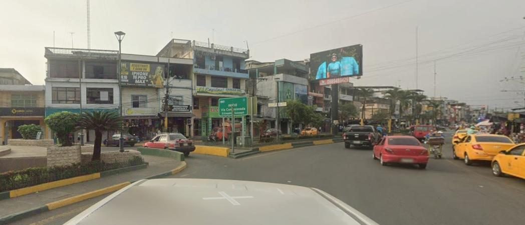 Pantalla de valla digital en Centro de El Empalme