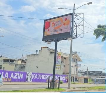 Pantalla LED en Circunvalación Norte, Machala