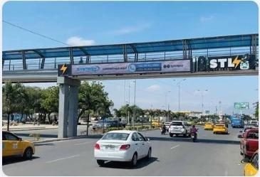 Pantalla LED en Parque de la Madre, Manta