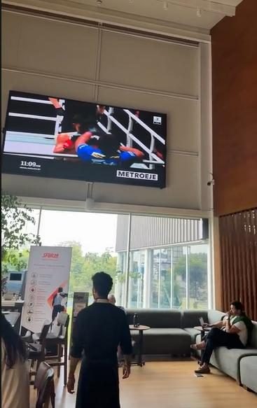 Pantalla LED en Ecus Fitness Cumbayá